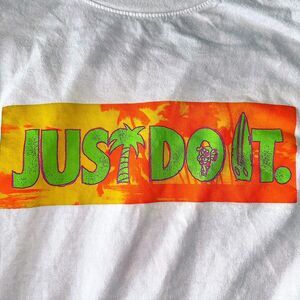 Nike JUST DO IT Beach Bum Surfer Tee circa 2015